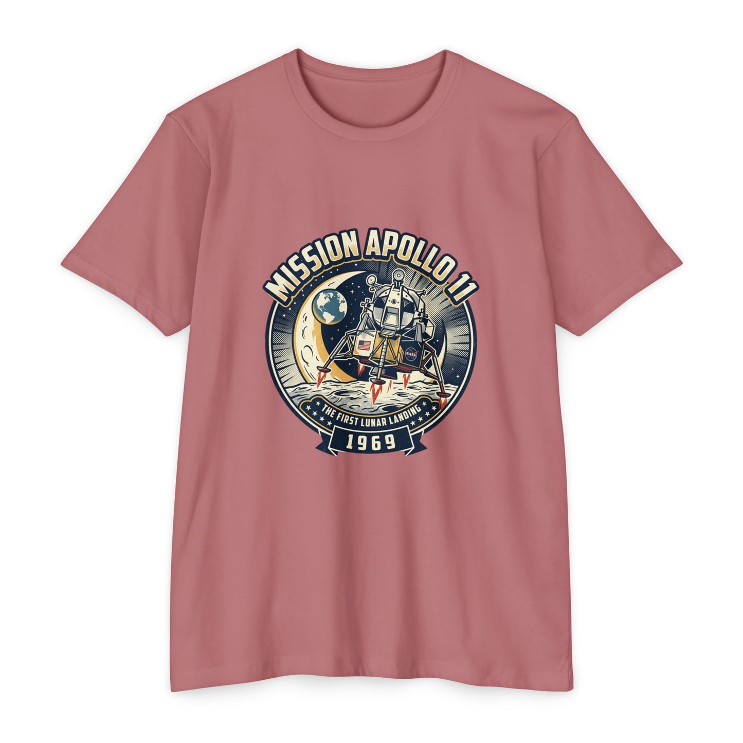 Apollo 11 Moon Landing T-Shirt — Mission Apollo 11 1969 Lunar Module Retro Tee