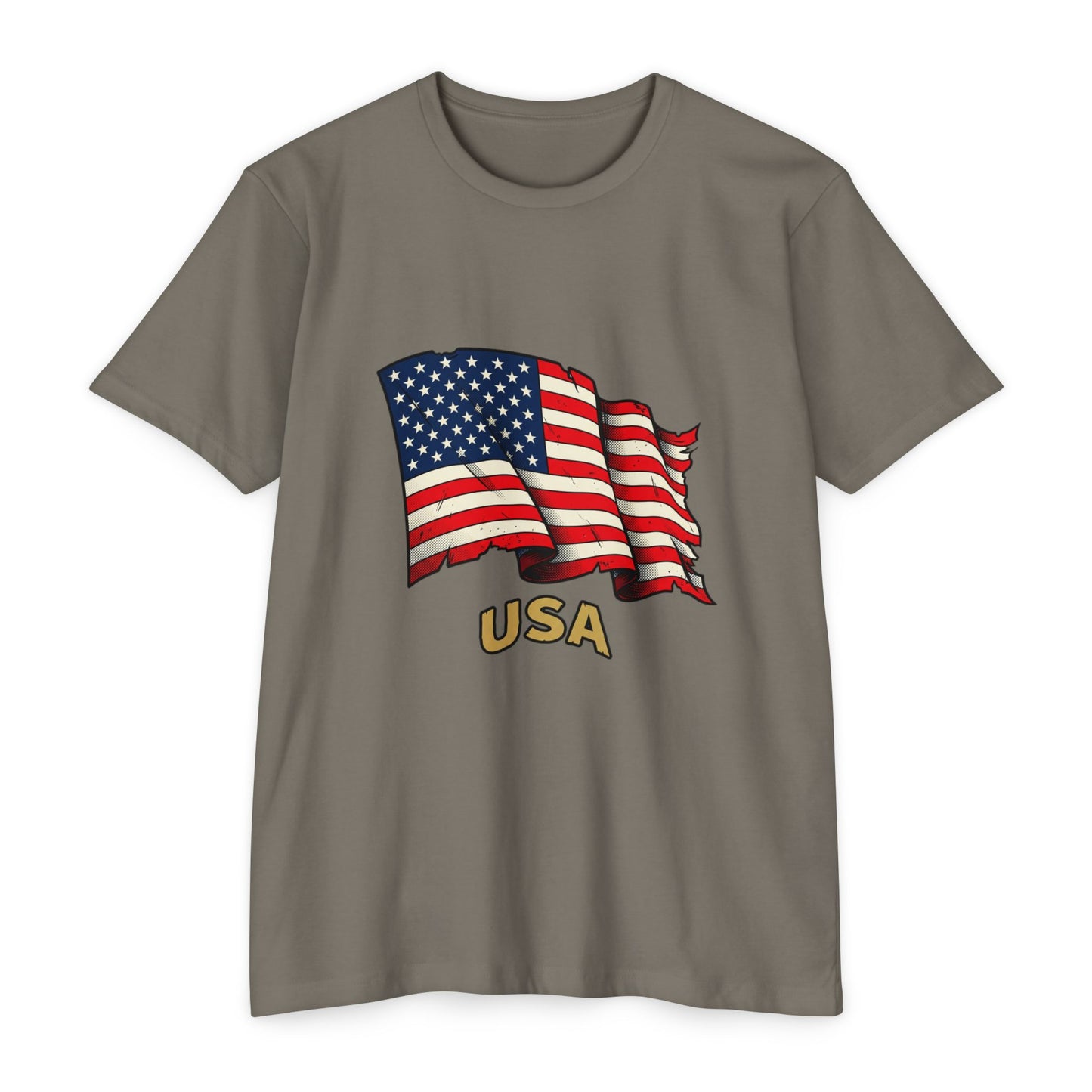 Vintage American Flag T-Shirt — USA Flag Graphic Tee