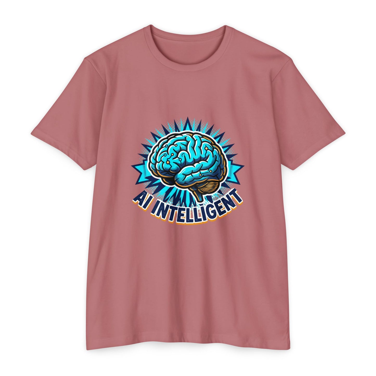 AI Intelligent Brain Graphic T-Shirt — Futuristic Tech Design for AI Enthusiasts