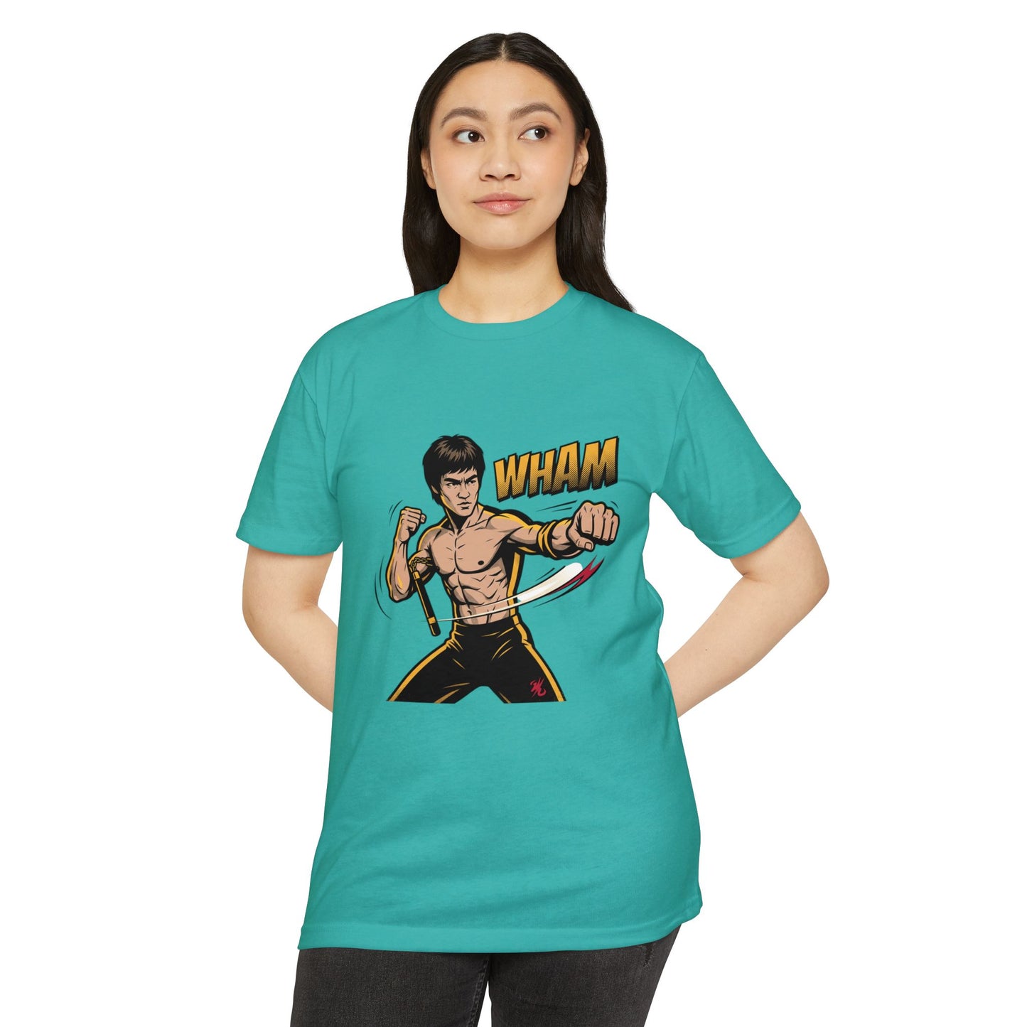Camiseta gráfica de artes marciales — Camiseta de luchador estilo Bruce 'WHAM'