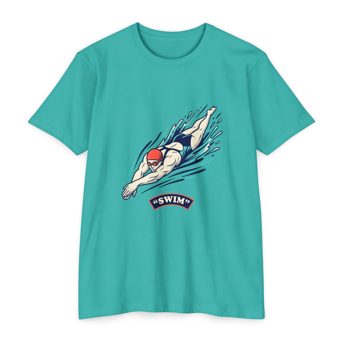 Swimmer Dive T-Shirt — "Swim" Graphic Athletic Tee