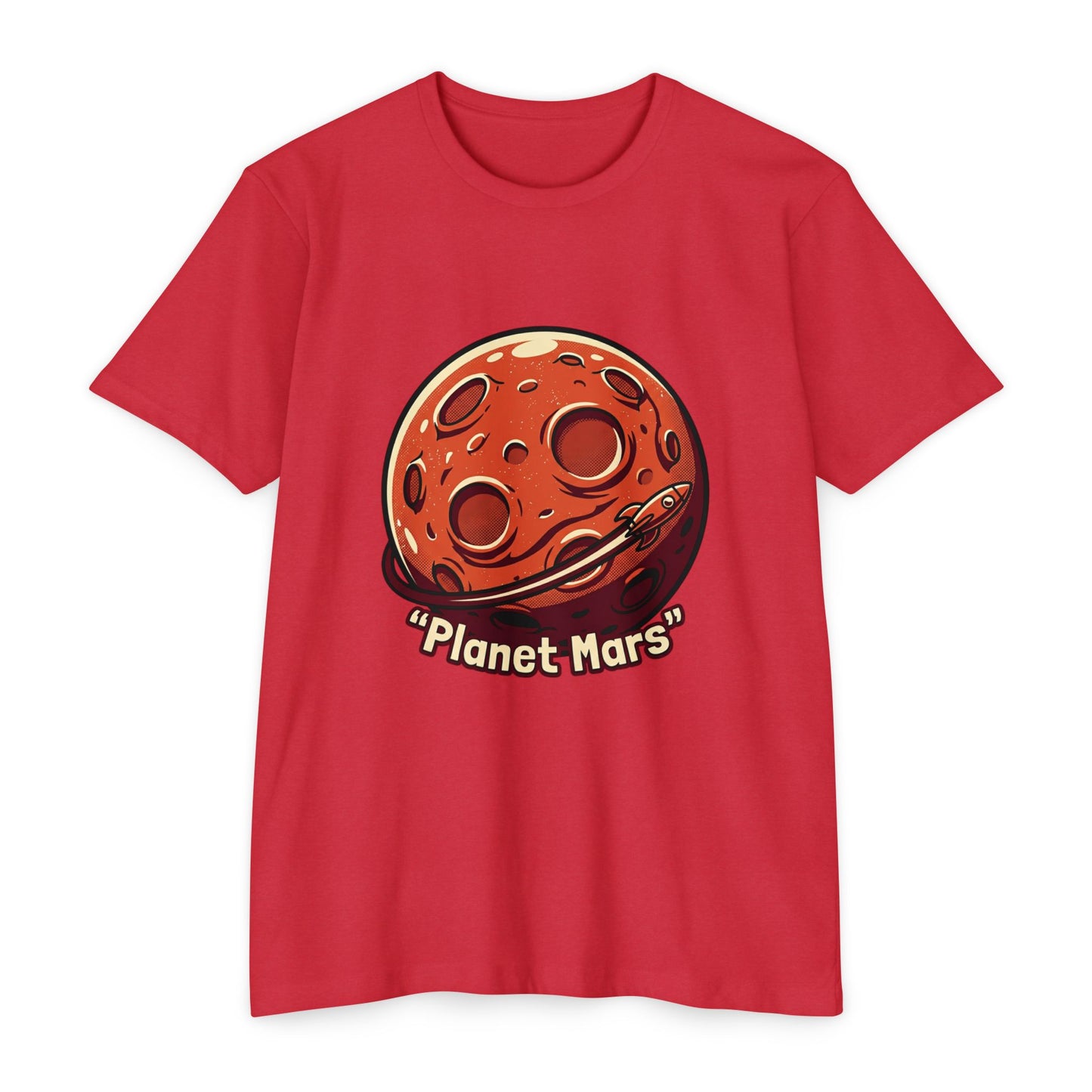 Retro Mars Graphic T-Shirt — Red Planet Tee