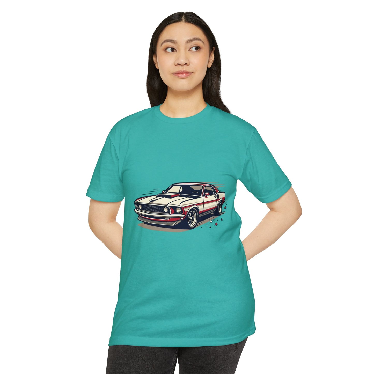 Classic Muscle Car T-Shirt — Retro Racing Illustration Tee