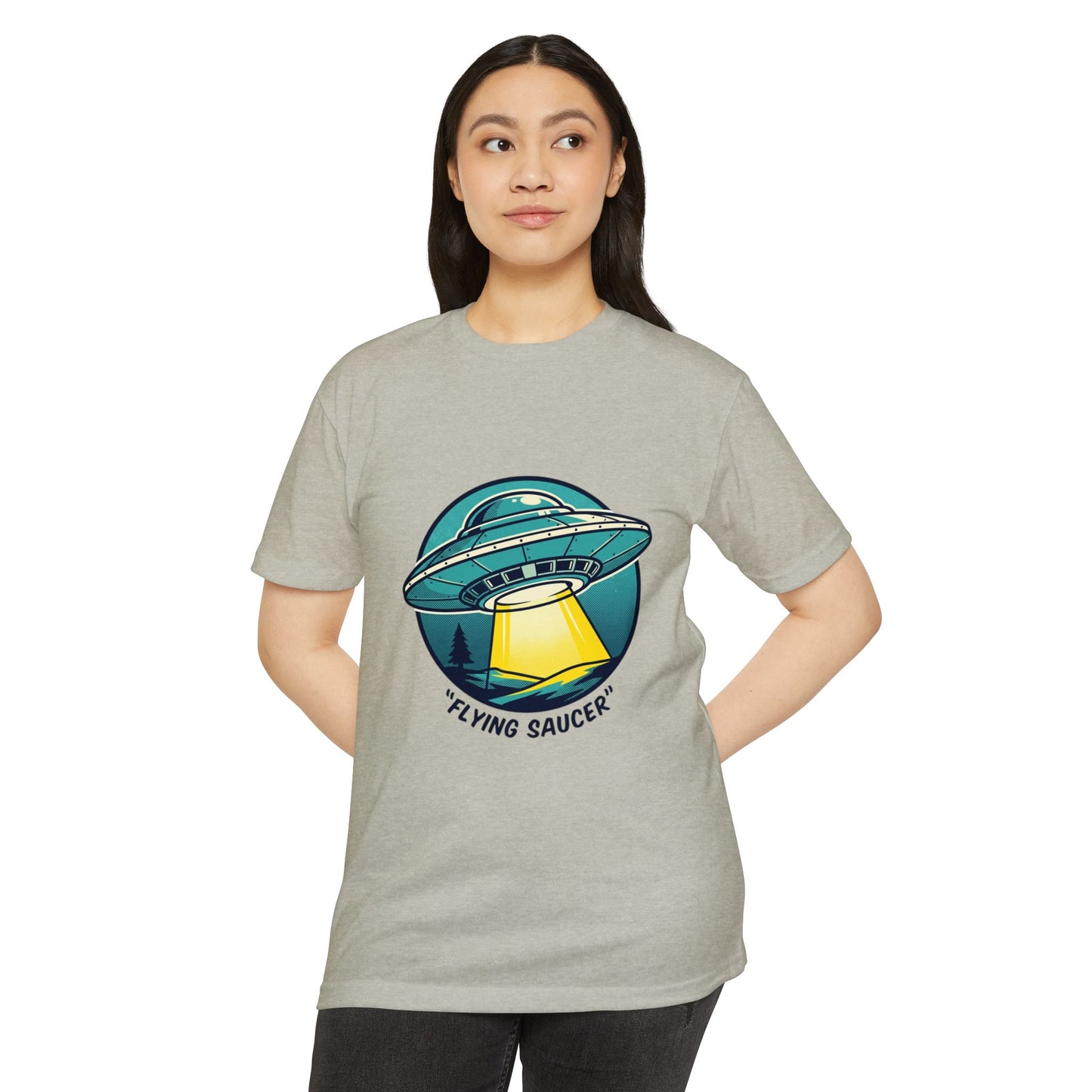 Retro Flying Saucer UFO T-Shirt — Vintage Space Graphic Tee