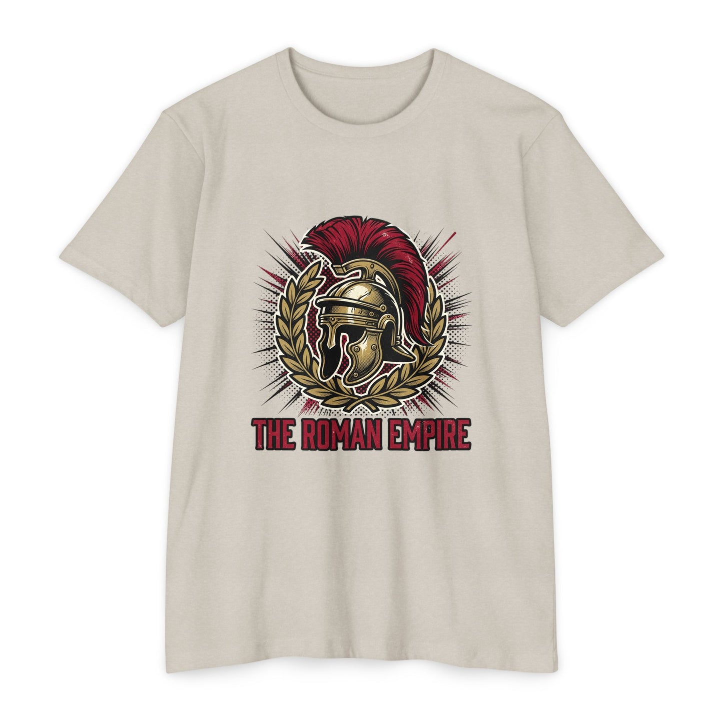 Roman Empire Helmet T-Shirt — Vintage Gladiator Graphic Tee