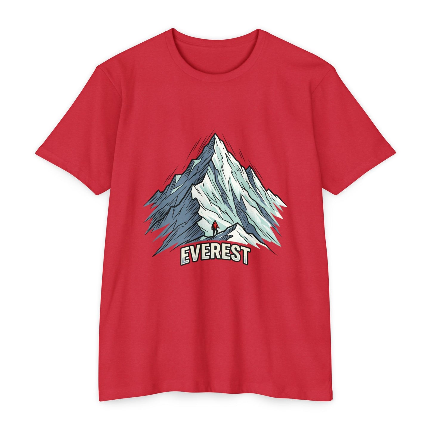 Everest Mountain Graphic T-Shirt — Adventure Climber Tee