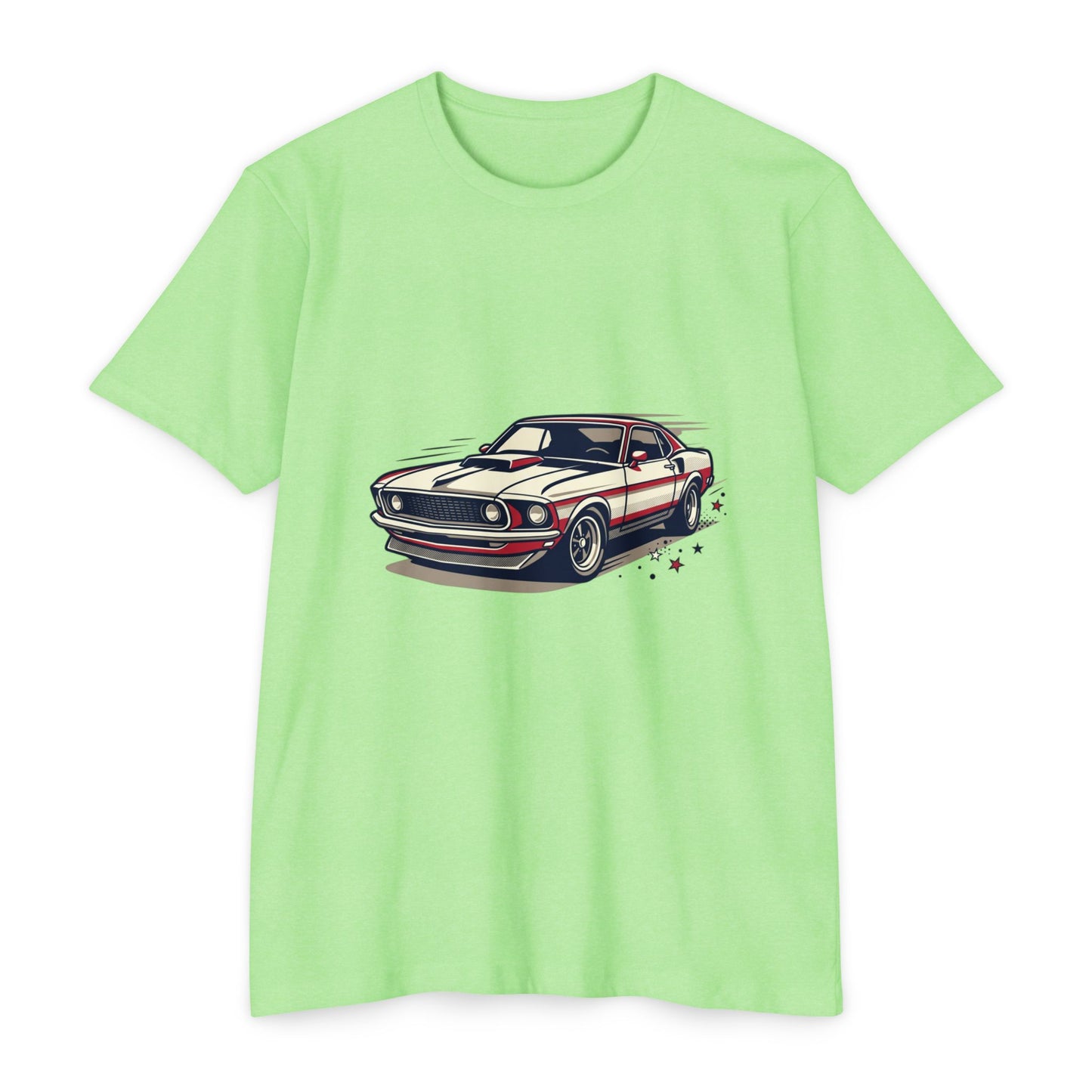 Classic Muscle Car T-Shirt — Retro Racing Illustration Tee
