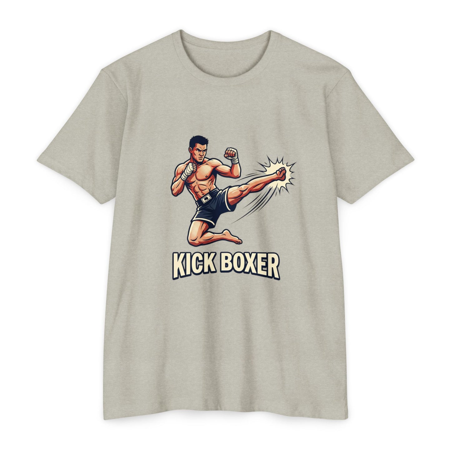 Camiseta Kick Boxer — Camiseta Retro Gráfica de Artes Marciales