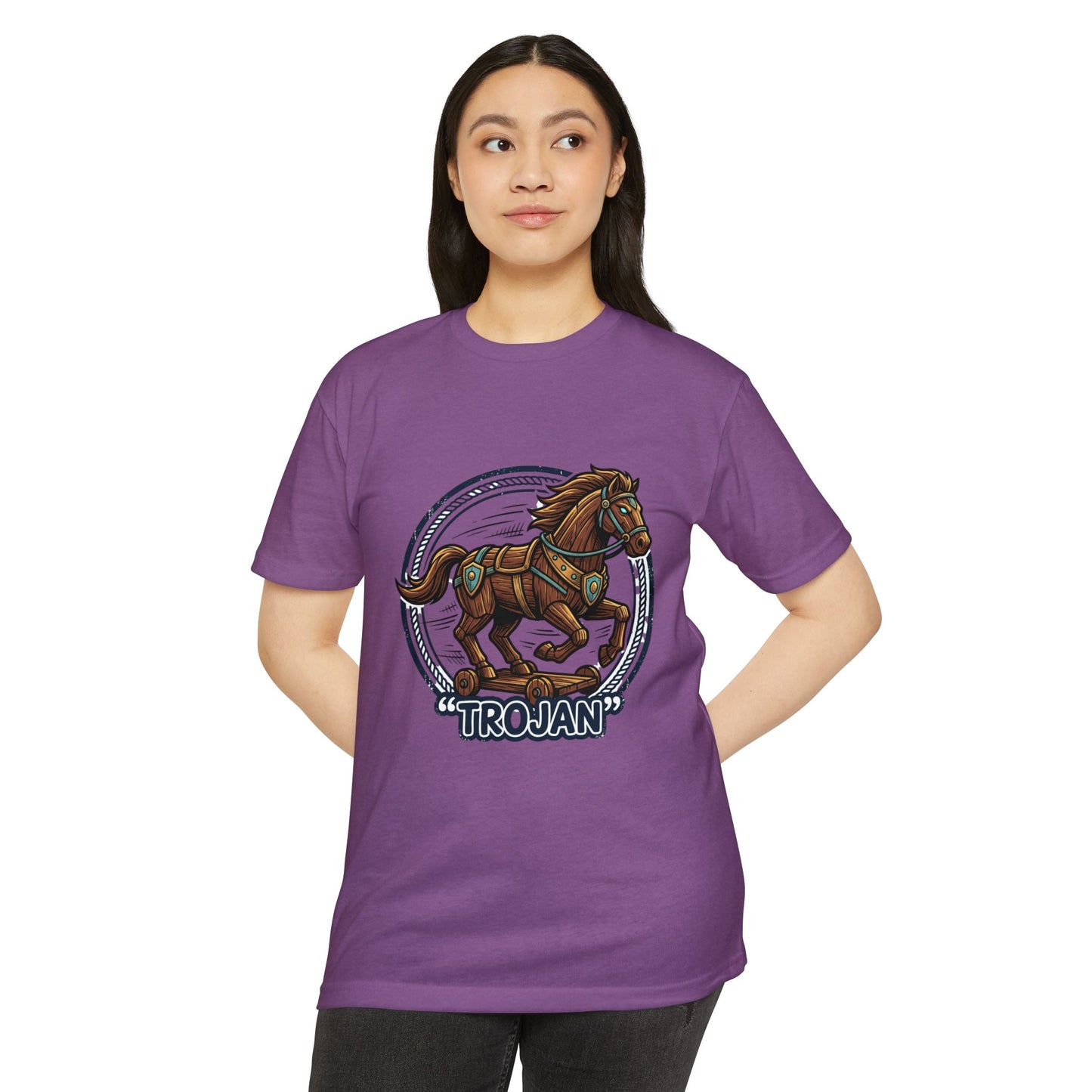 Trojan Horse Vintage Equestrian Logo T-Shirt