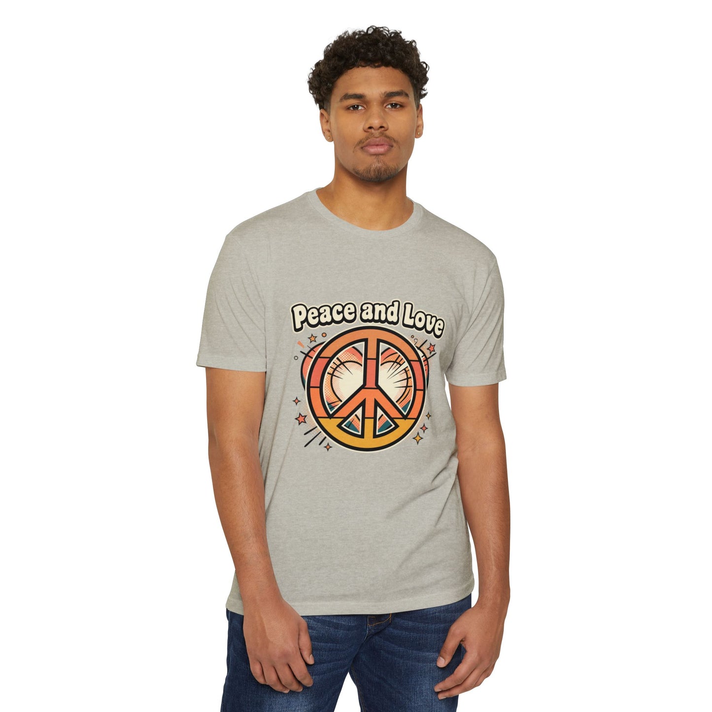 Peace and Love Vintage Peace Sign T-Shirt
