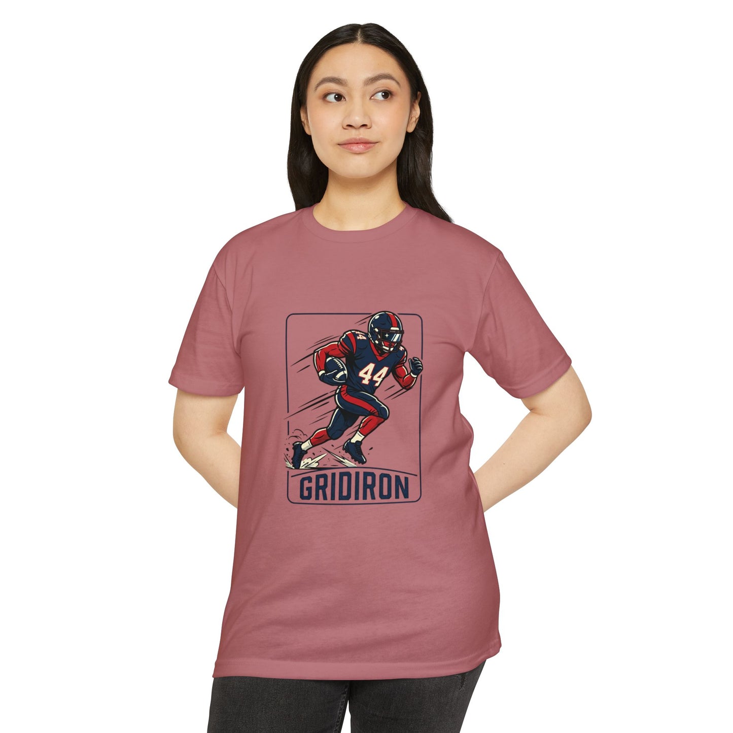 Camiseta Gráfica de Jogador de Futebol Americano