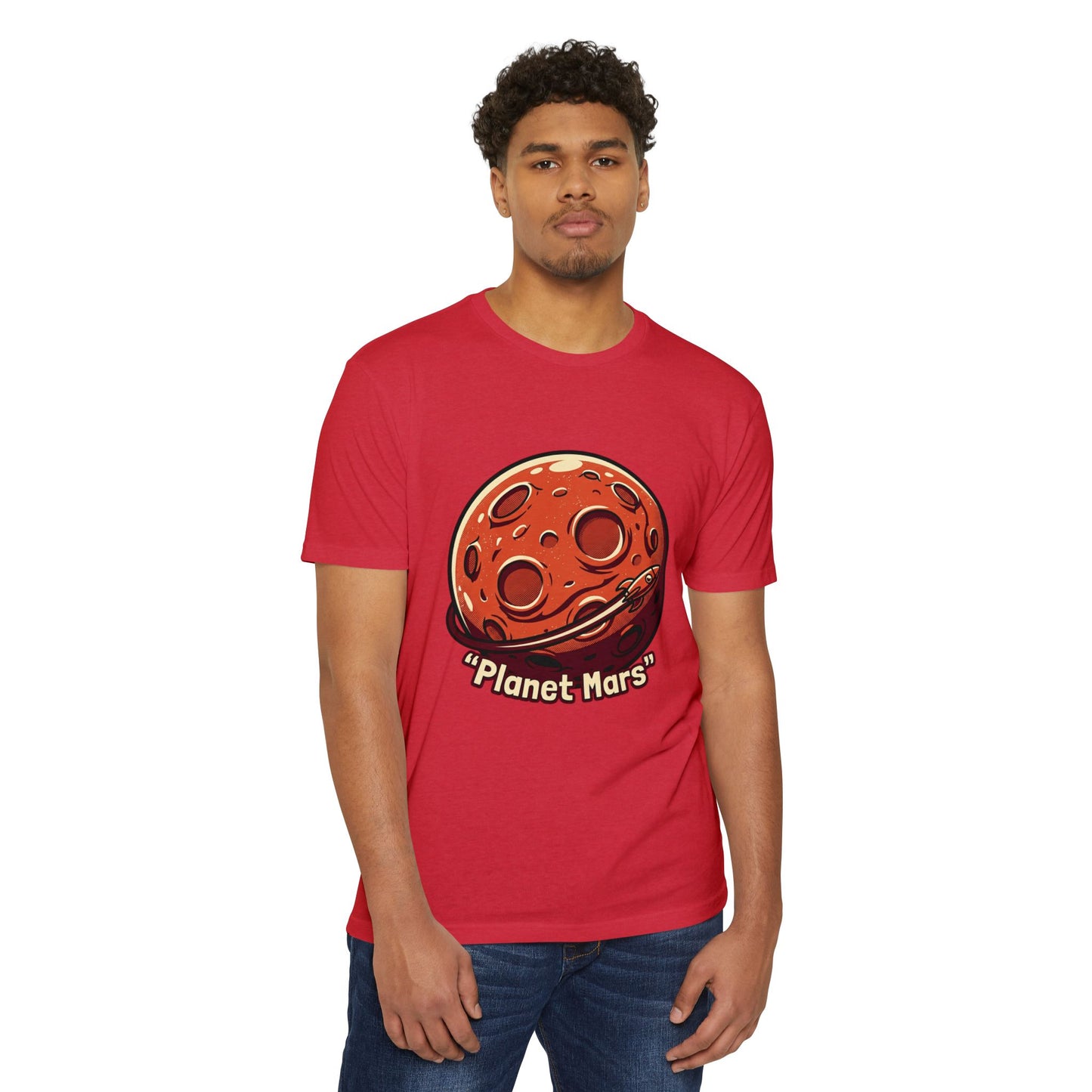 Retro Mars Graphic T-Shirt — Red Planet Tee