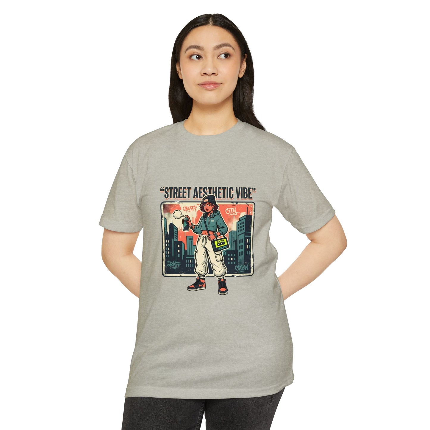 Street Aesthetic Vibe Graphic T-Shirt — Urban Skatewear Tee