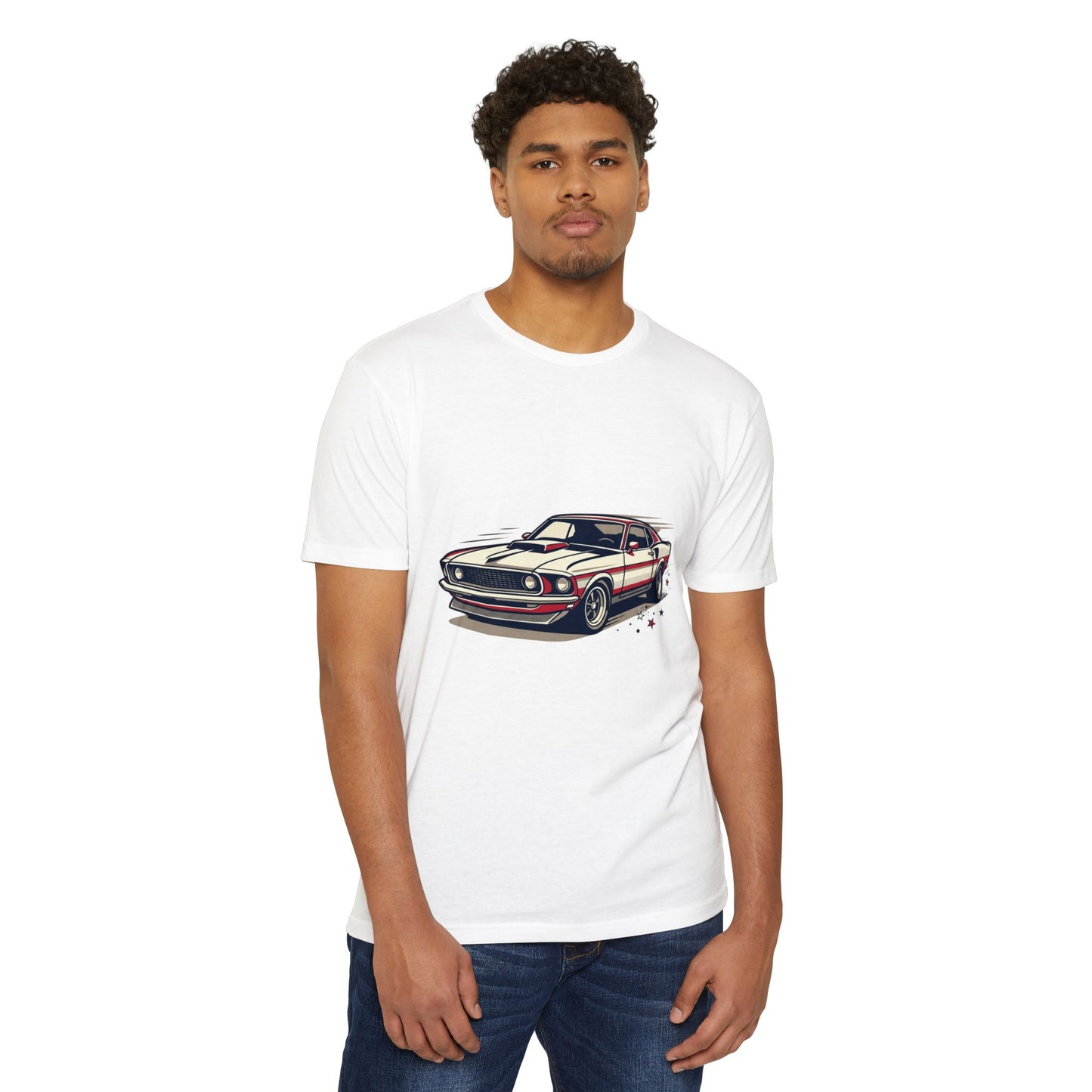 Classic Muscle Car T-Shirt — Retro Racing Illustration Tee