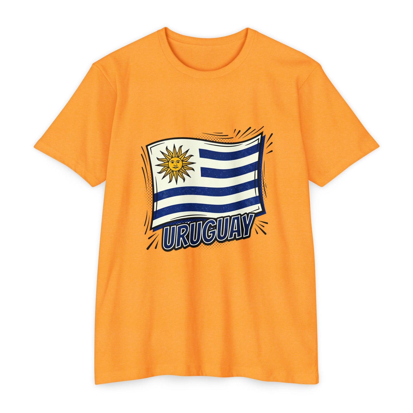 Uruguay Flag Retro Sun & Stripes T-Shirt