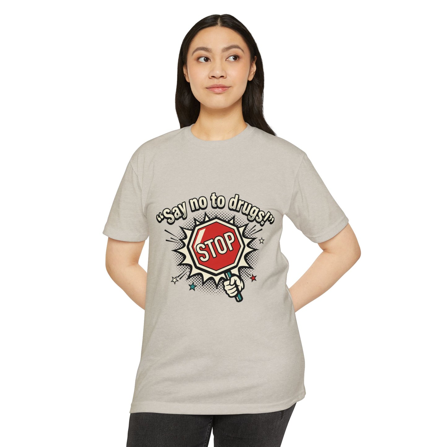Say No to Drugs Stop Sign T-Shirt