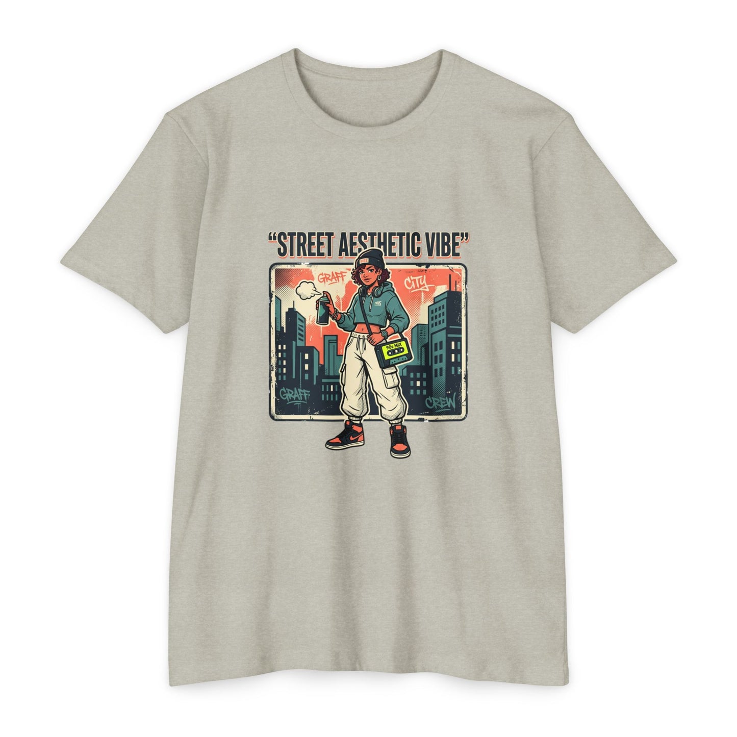Street Aesthetic Vibe Graphic T-Shirt — Urban Skatewear Tee