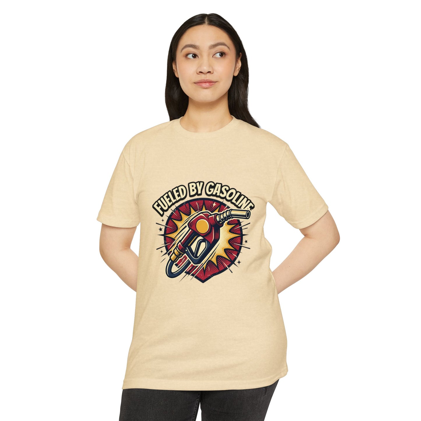 Fueled By Gasoline Retro Gas Pump T-Shirt
