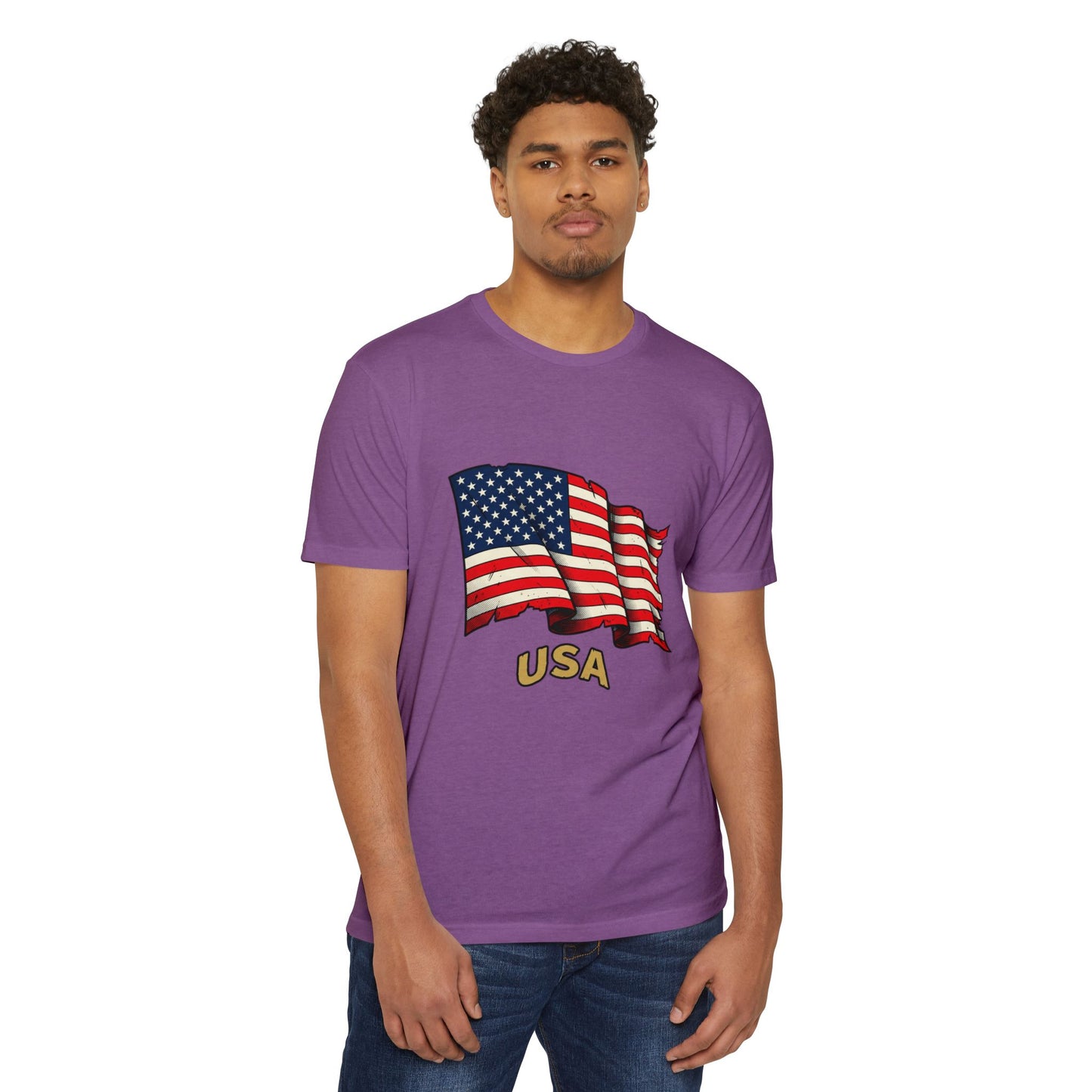 Vintage American Flag T-Shirt — USA Flag Graphic Tee