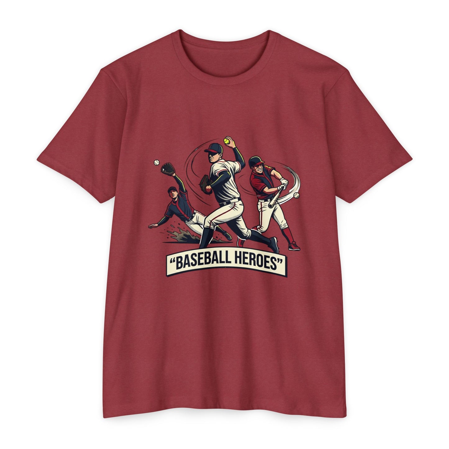 Baseball Heroes Vintage Players T-Shirt