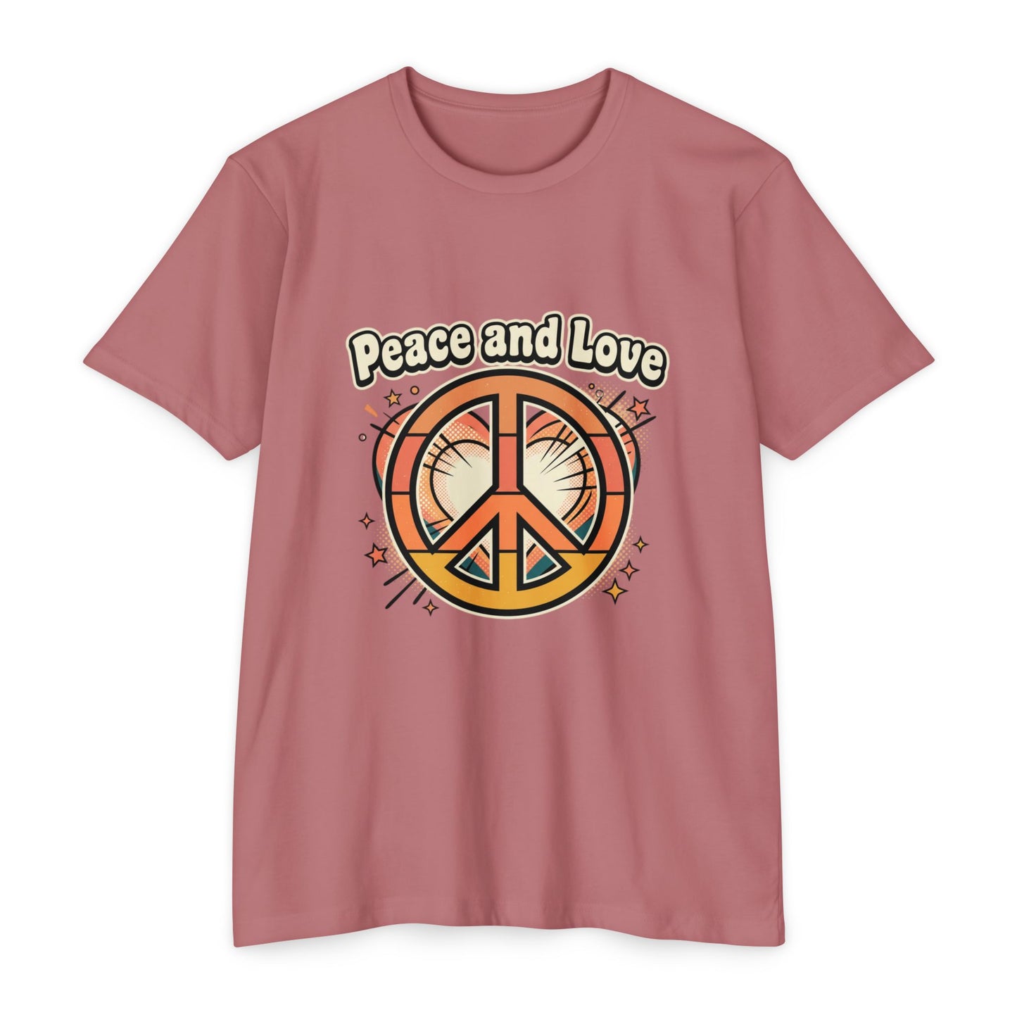 Peace and Love Vintage Peace Sign T-Shirt