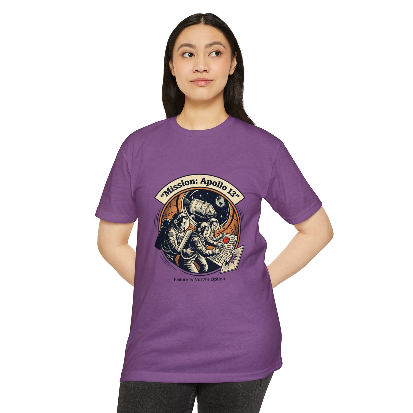 Apollo 13 Retro Space T-Shirt — "Mission: Apollo 13" Astronaut Patch Tee