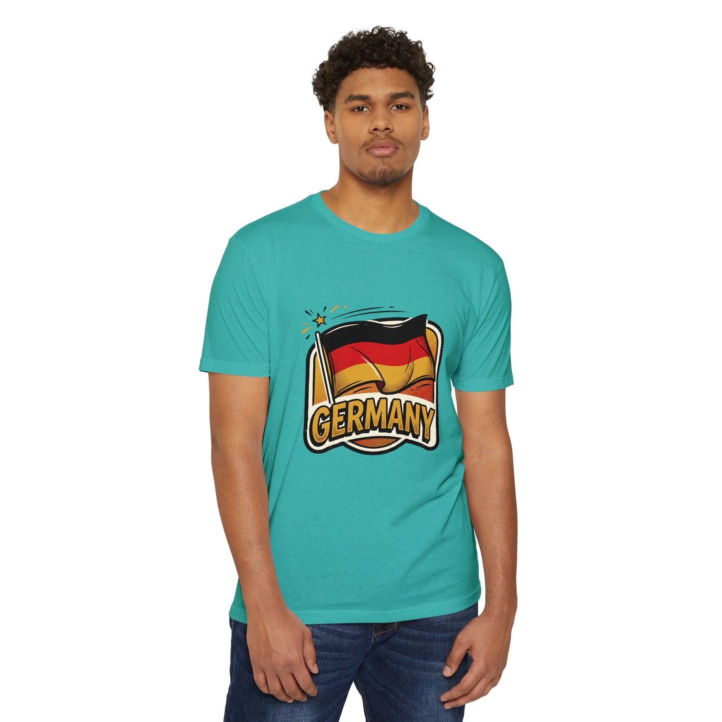 Germany Flag Retro Sports T-Shirt — Vintage Team Fan Tee