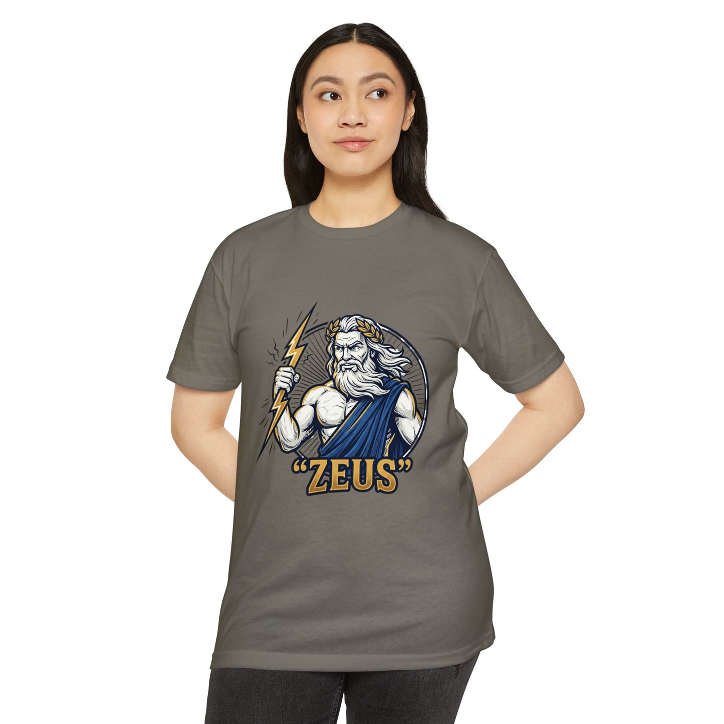Zeus Lightning Graphic T‑Shirt — Mythology Greek God Tee