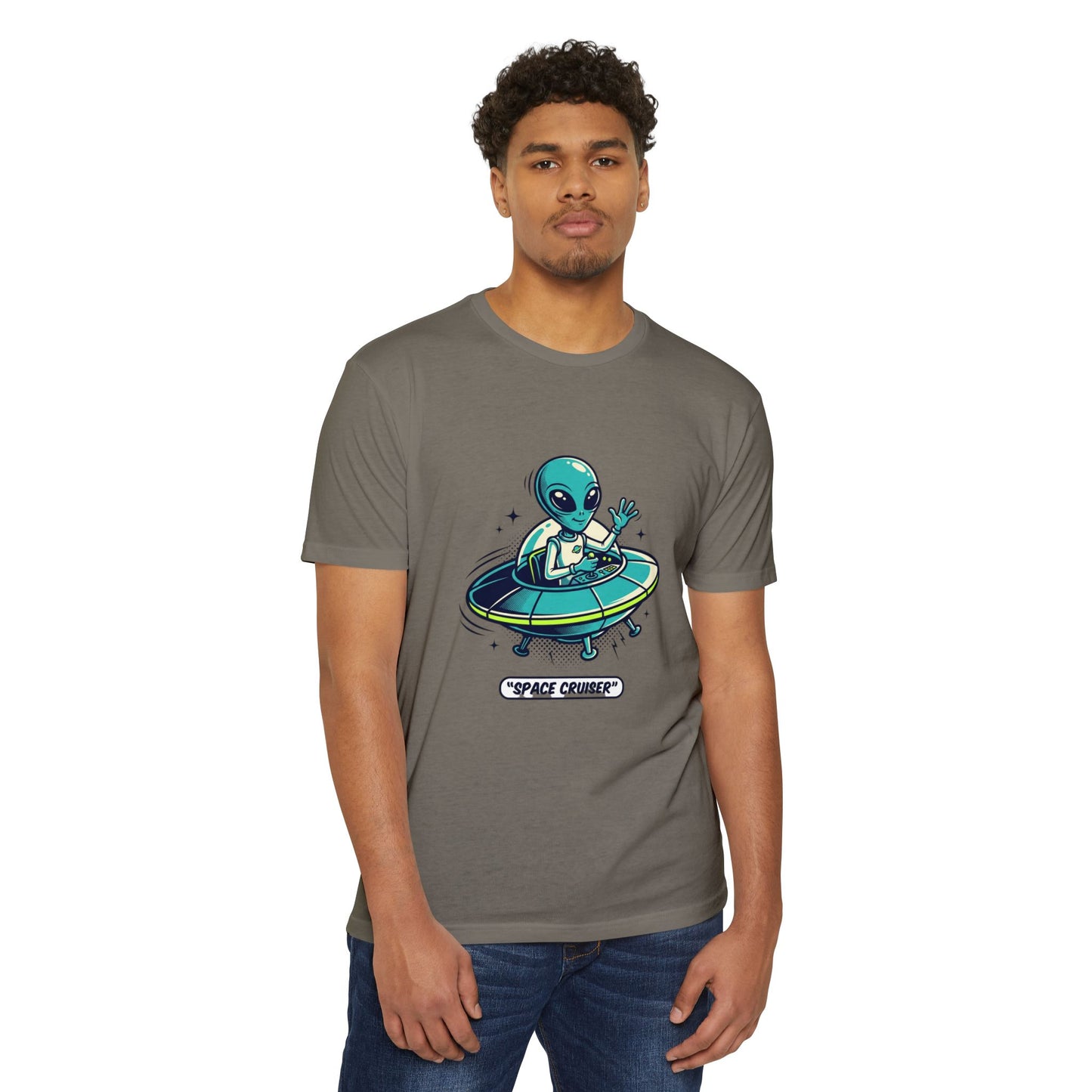 Space Cruiser Alien UFO T‑Shirt — Sci‑Fi Graphic Tee