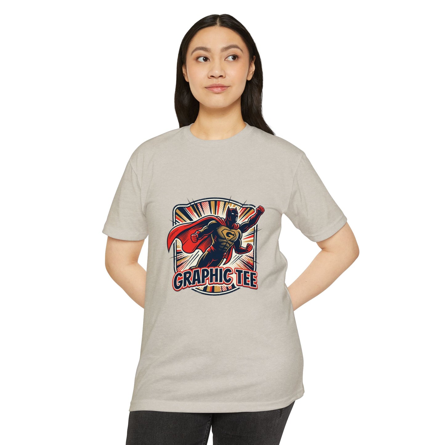 Retro Superhero Graphic Tee — Vintage Comic T-Shirt