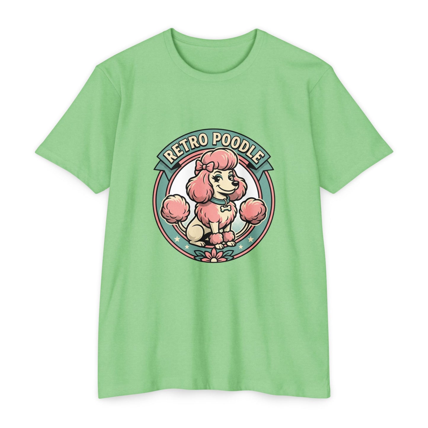 Retro Poodle T-Shirt — Vintage Cute Dog Graphic Tee