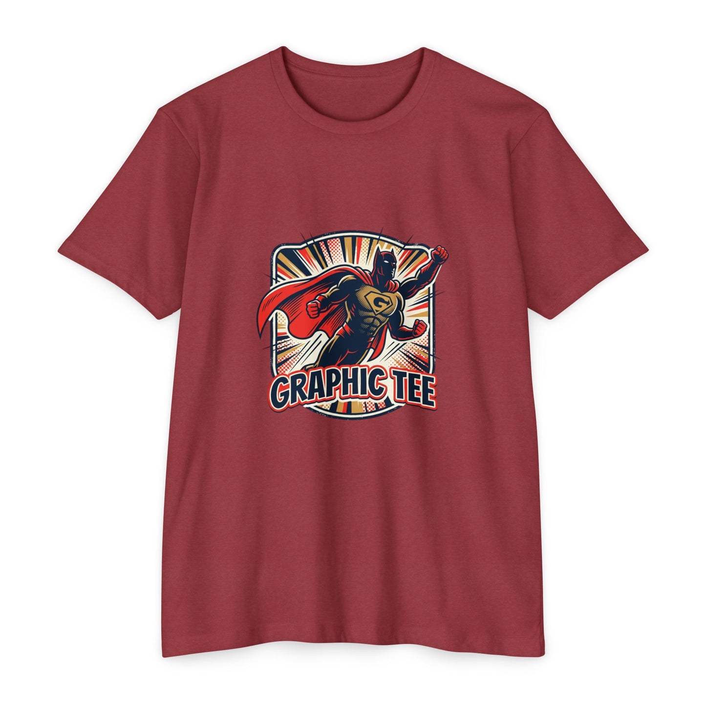 Retro Superhero Graphic Tee — Vintage Comic T-Shirt