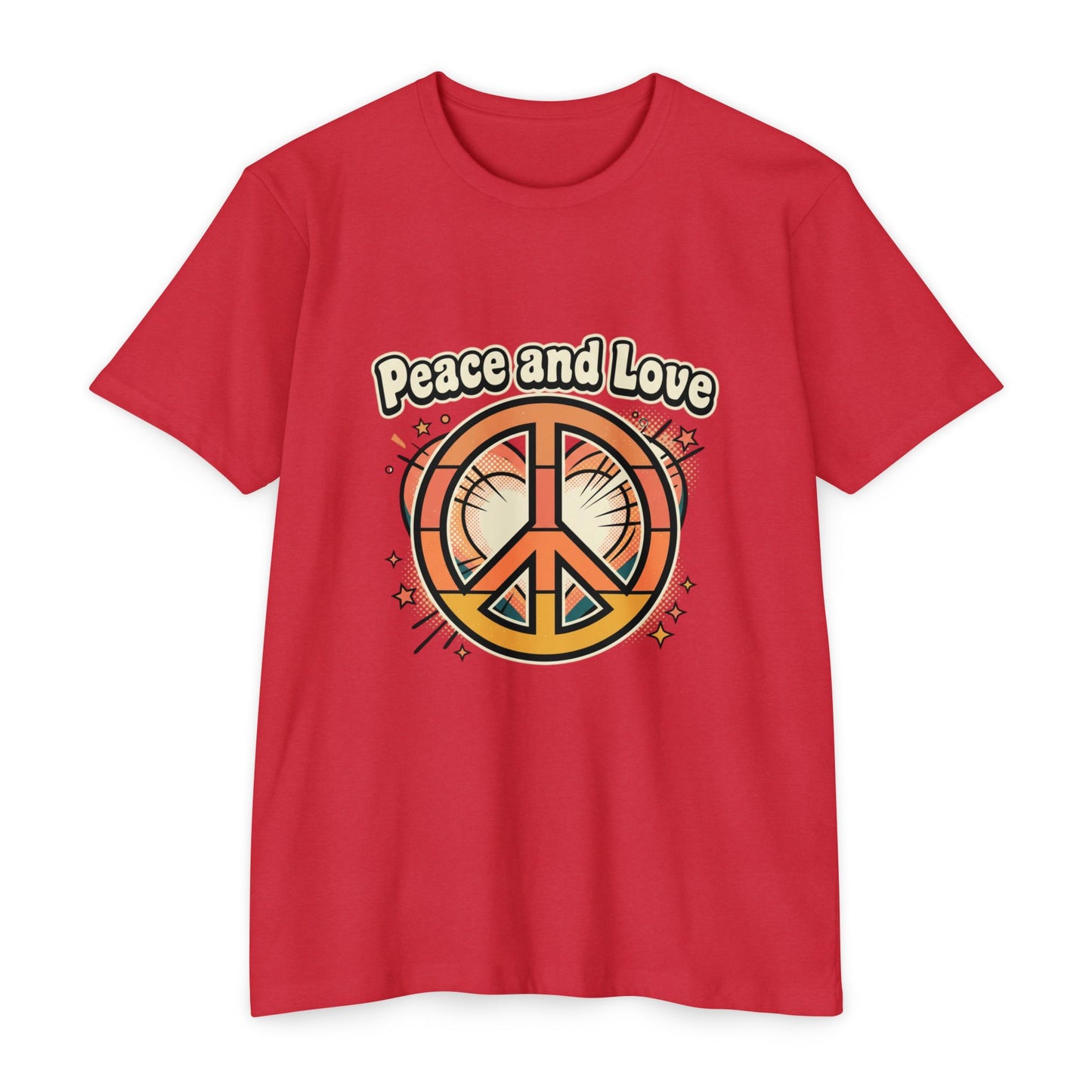 Peace and Love Vintage Peace Sign T-Shirt