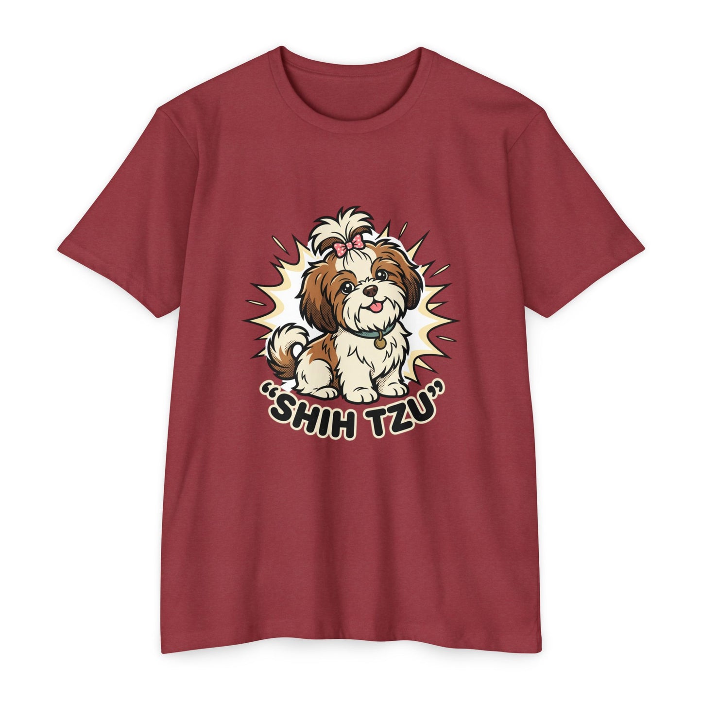 Shih Tzu Cute Cartoon T-Shirt — Adorable Dog Lover Tee