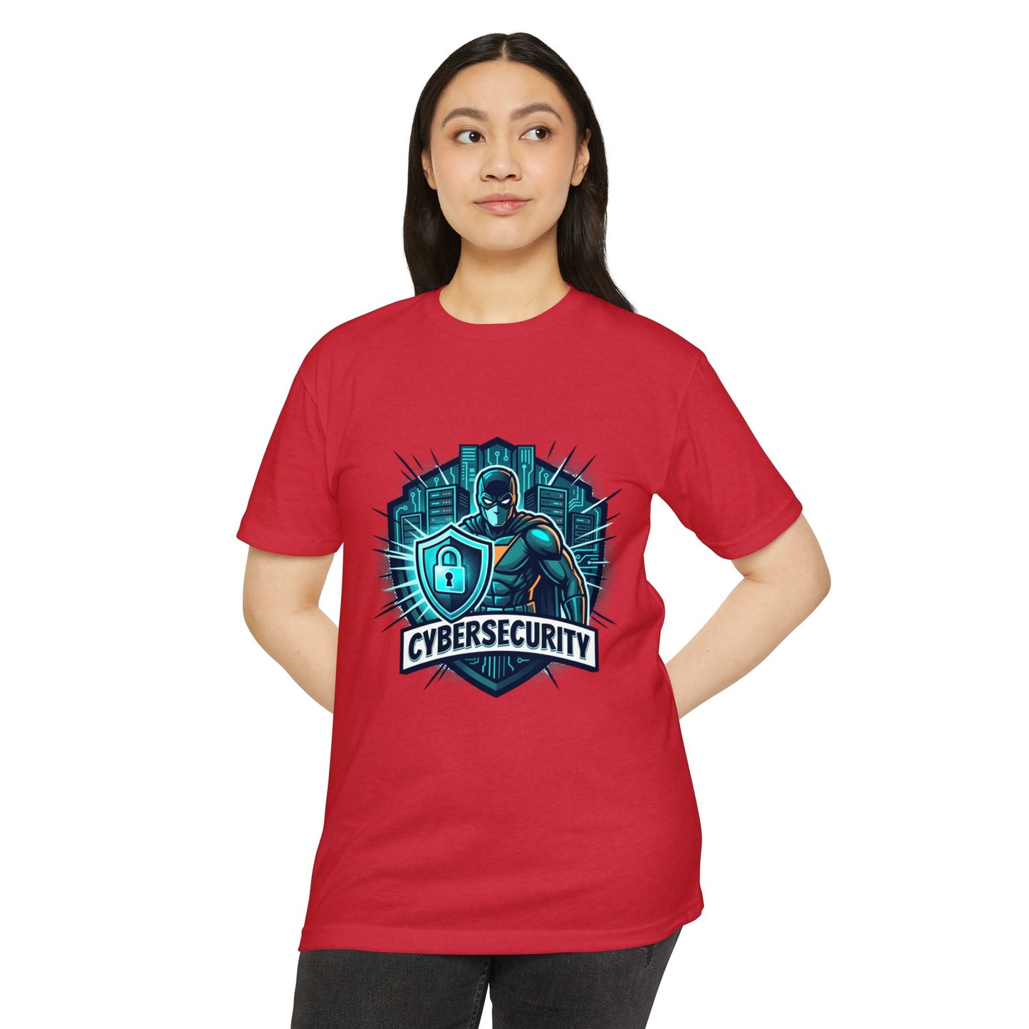 Cybersecurity Shield Tee — Cyber Defender Tech T-Shirt