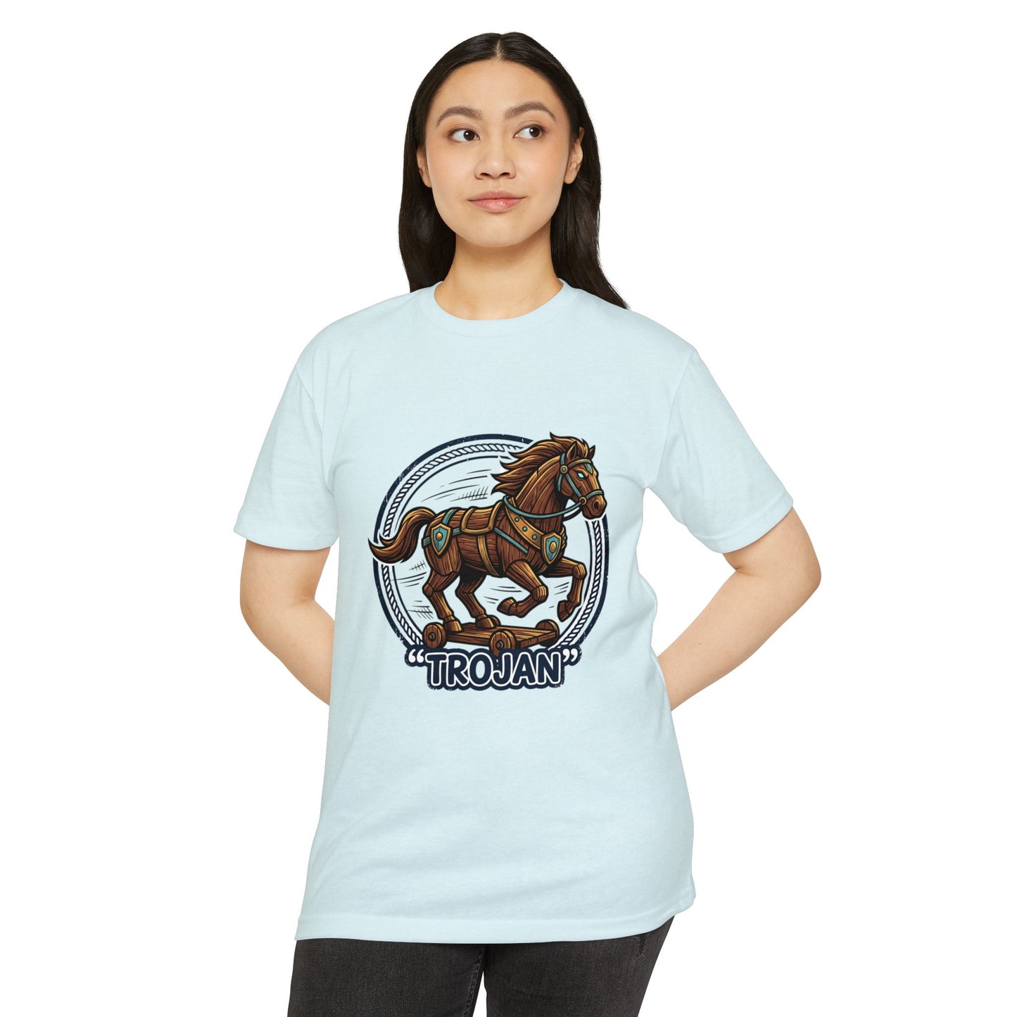 Trojan Horse Vintage Equestrian Logo T-Shirt