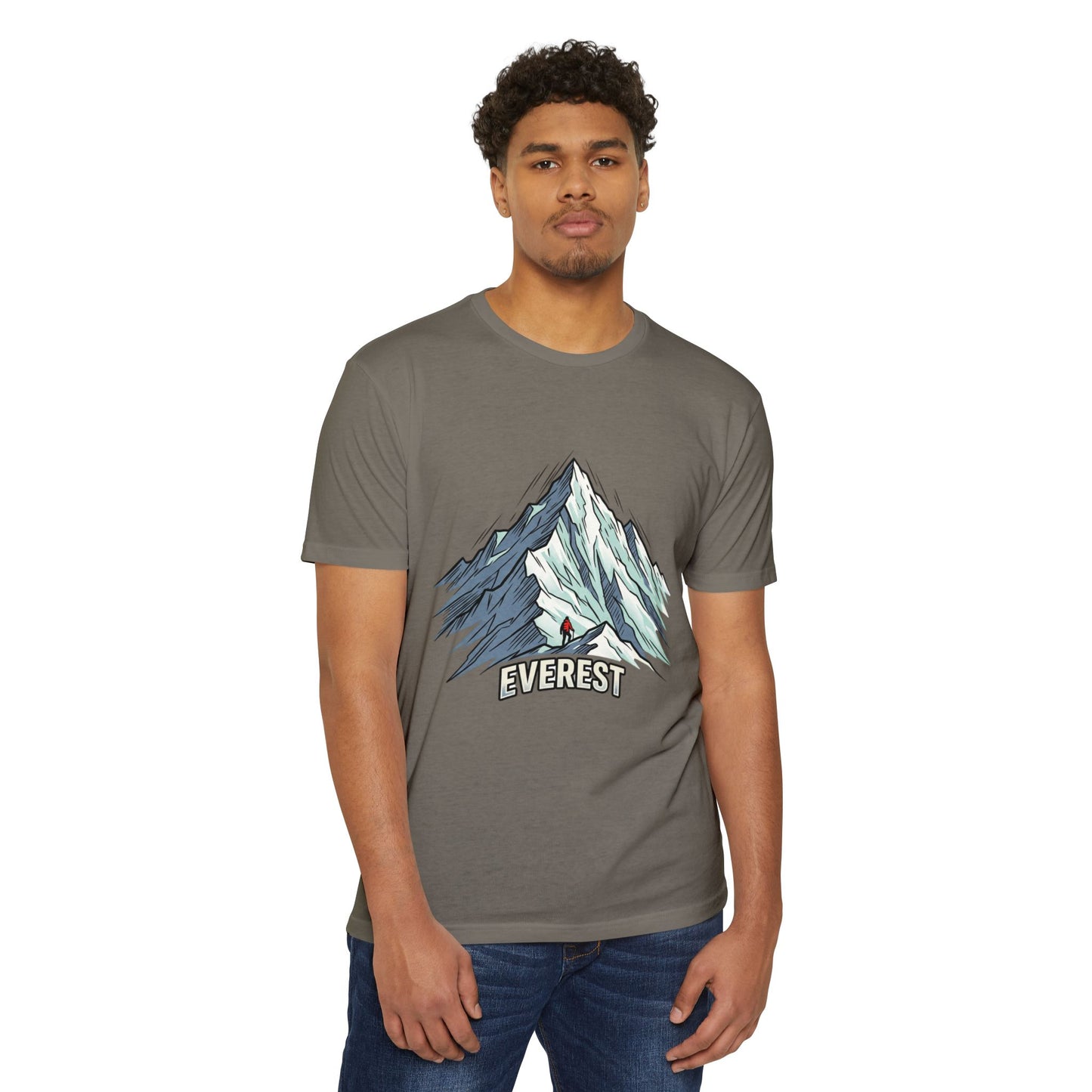 Everest Mountain Graphic T-Shirt — Adventure Climber Tee