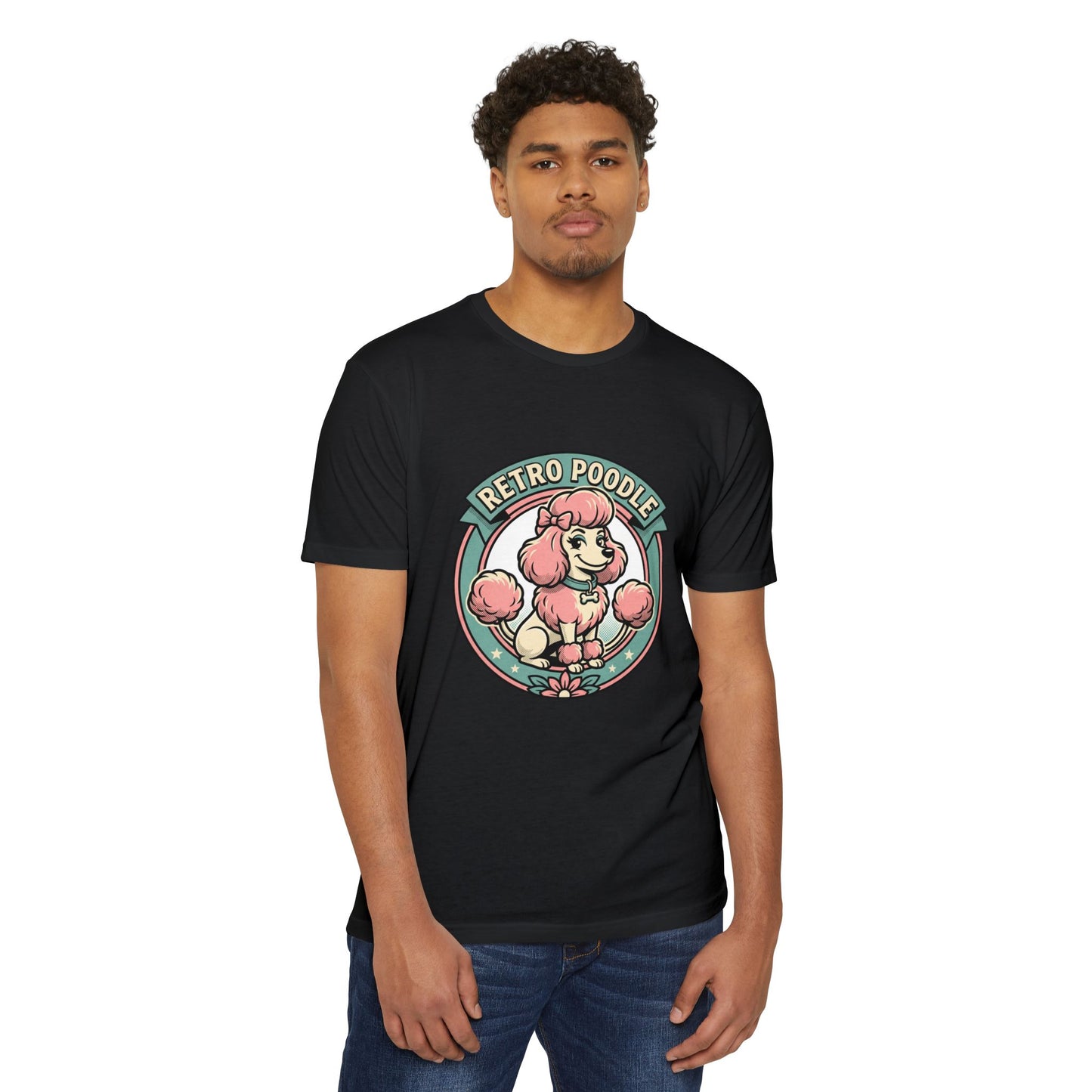 Retro Poodle T-Shirt — Vintage Cute Dog Graphic Tee