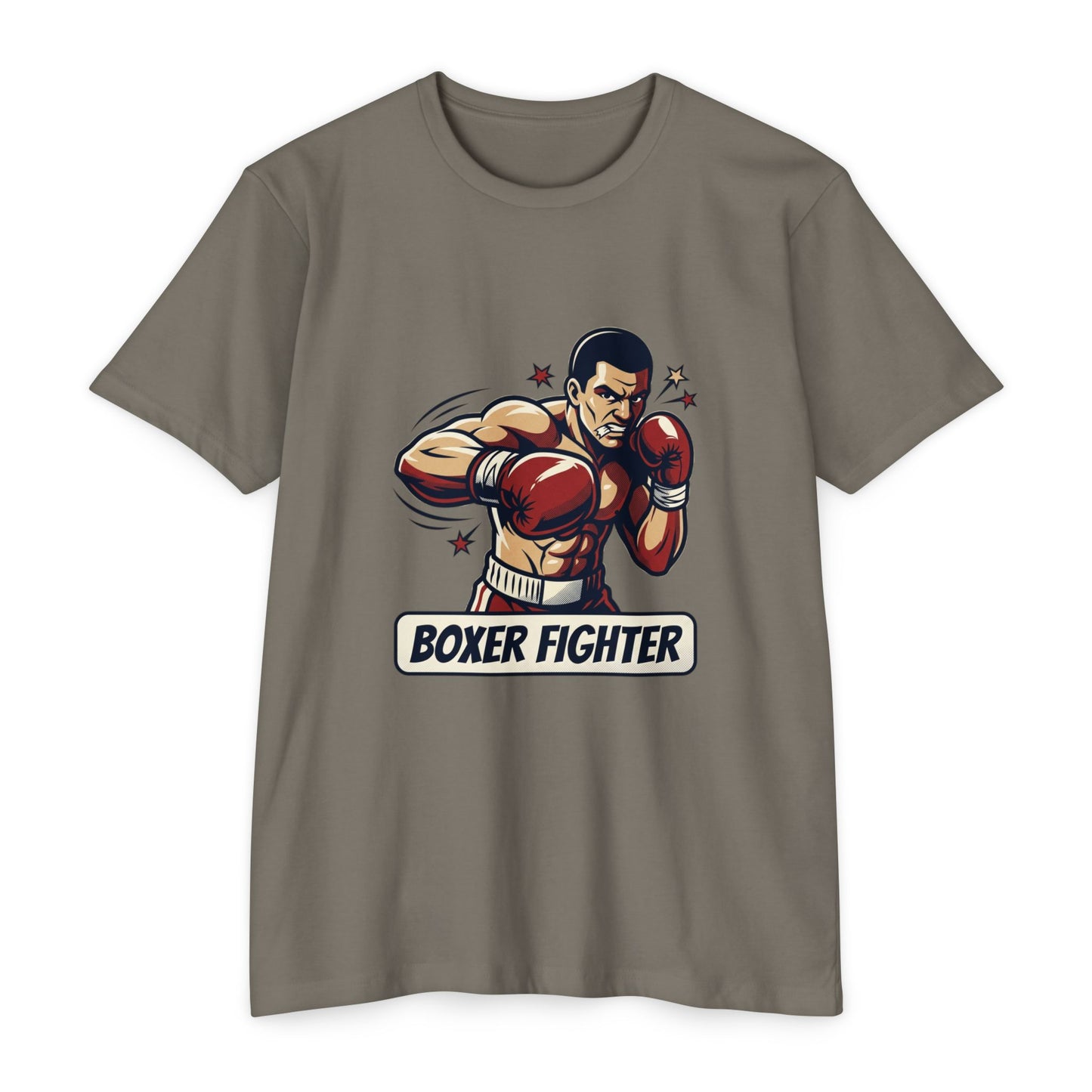 Boxer Fighter Vintage Boxing Graphic T-Shirt — Retro Gym Tee for Fans & Trainers