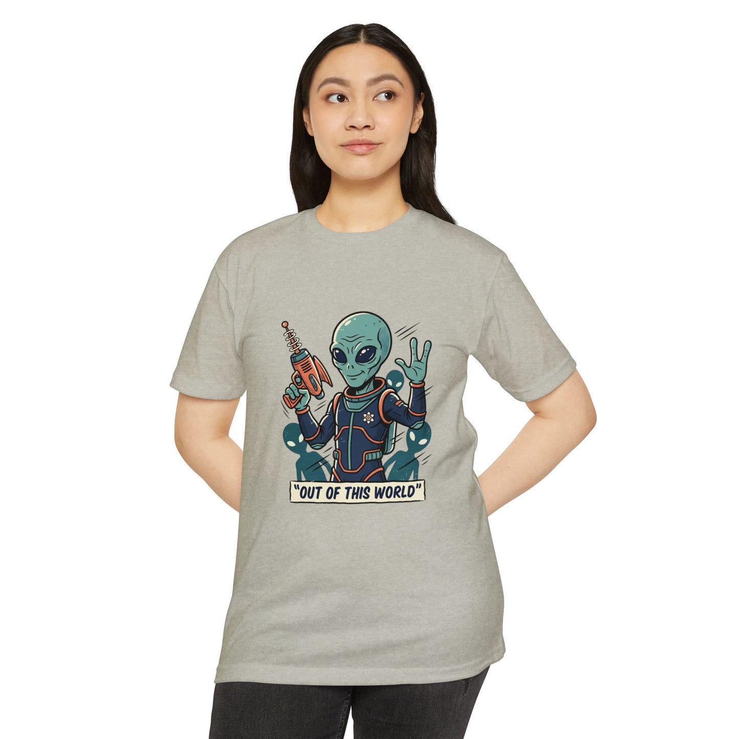 Alien Ray Gun T-Shirt — "Out of This World" Graphic Tee