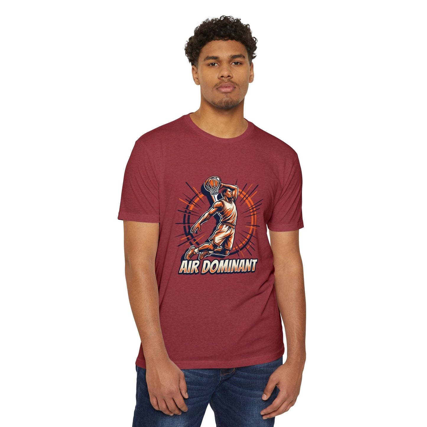 Air Dominant Basketball T-Shirt — Slam Dunk Player Graphic Tee