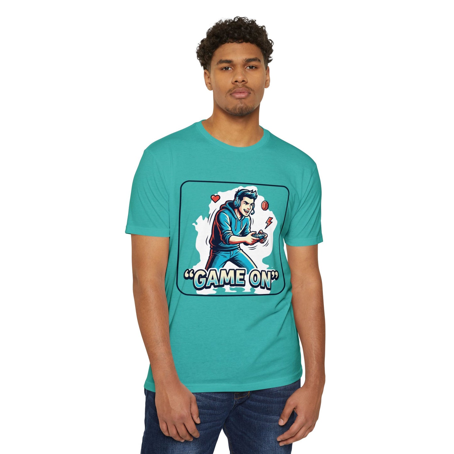Game On Retro Controller T-Shirt — Gamer Graphic Tee
