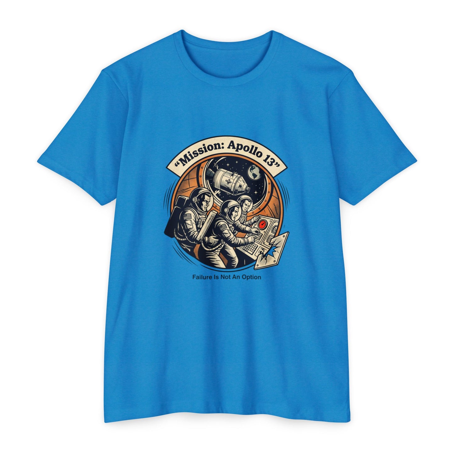 Apollo 13 Retro Space T-Shirt — "Mission: Apollo 13" Astronaut Patch Tee