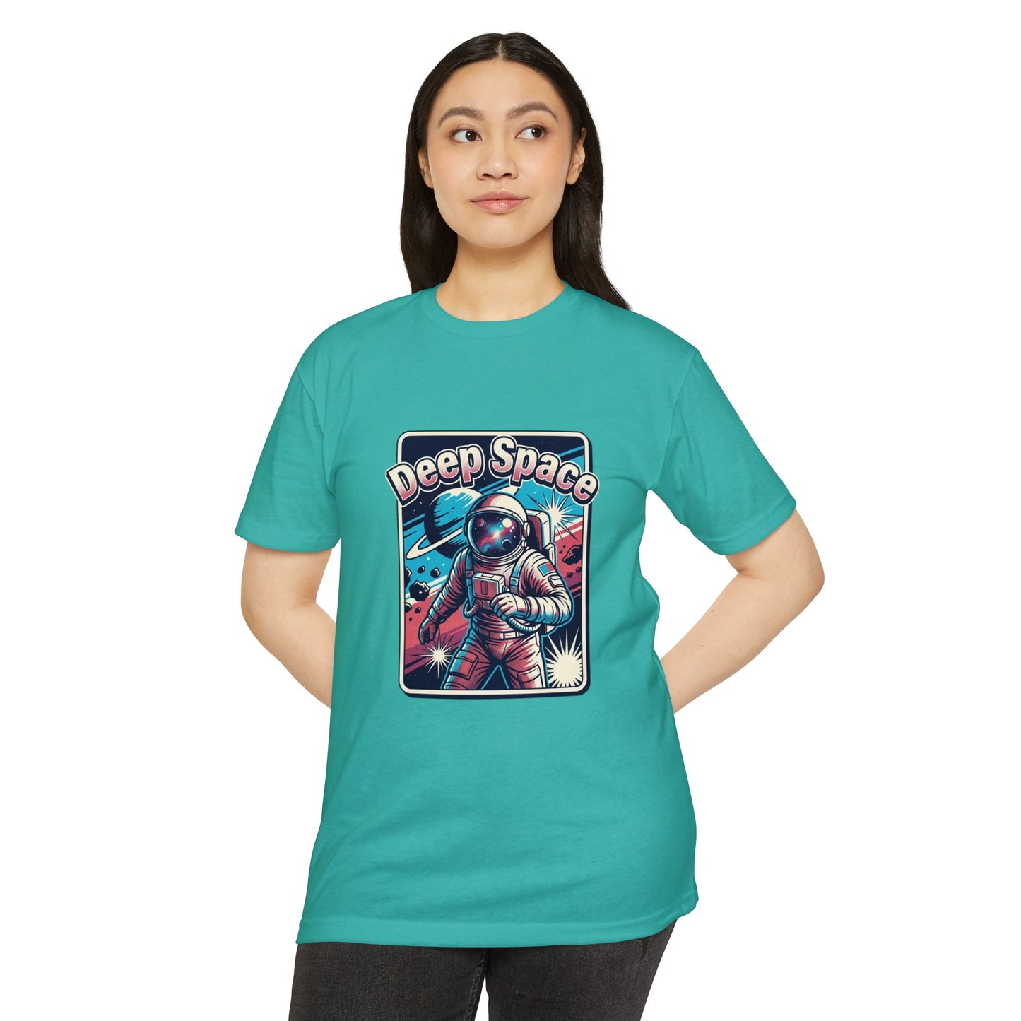 Deep Space Astronaut T-Shirt — Retro Space Exploration Tee