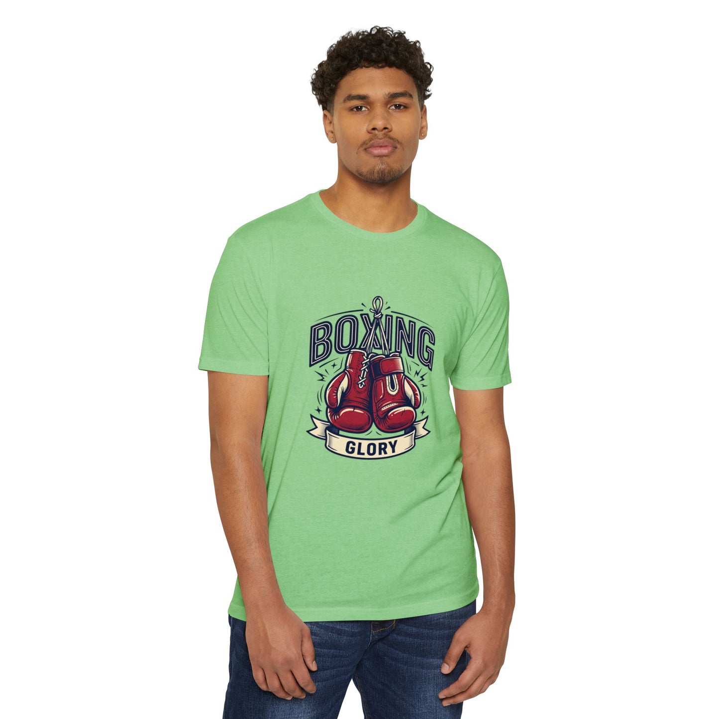 Boxing Glory T-Shirt – Vintage Red Gloves Graphic Tee