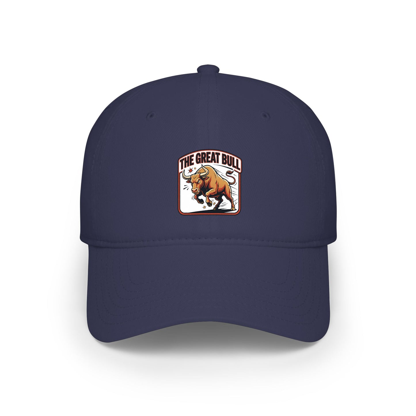 The Great Bull Embroidered Low Profile Cap