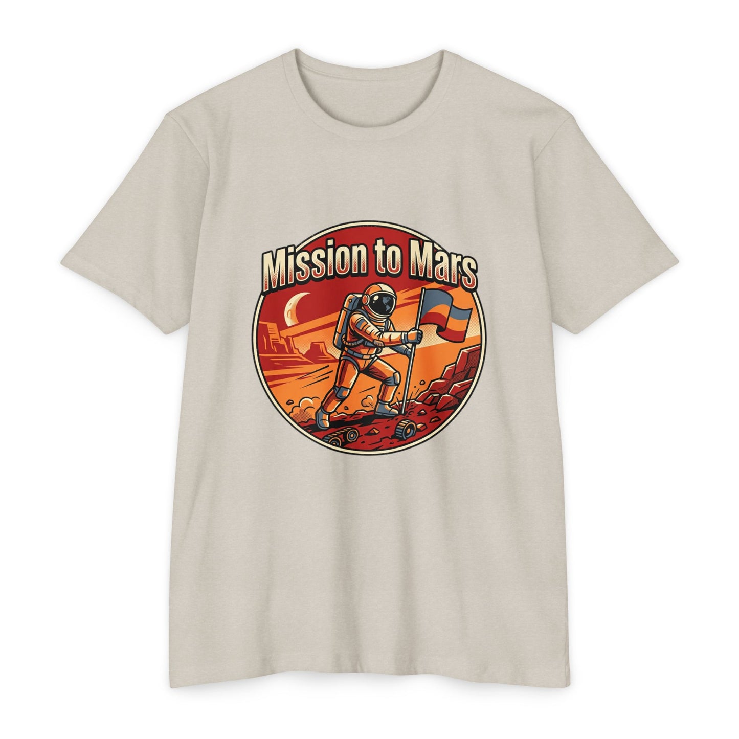 Mission to Mars Retro Astronaut T-Shirt