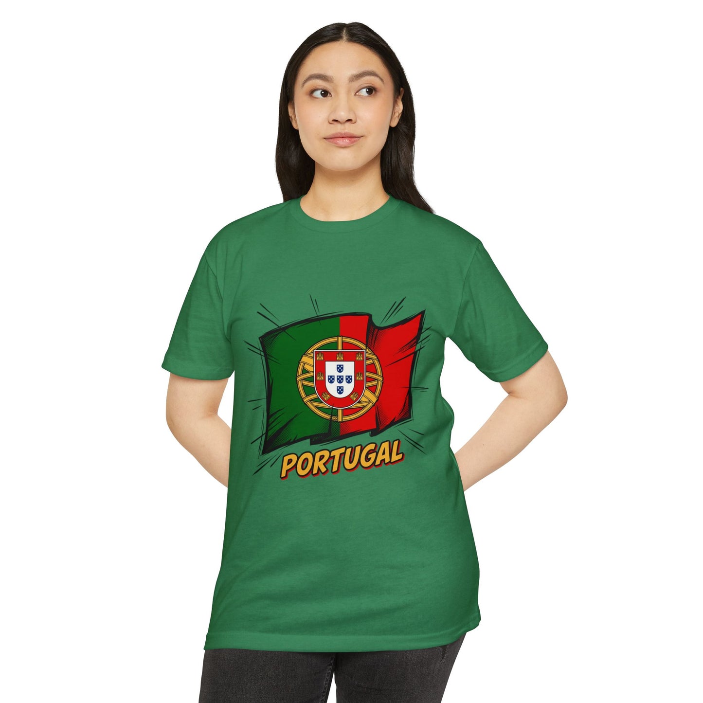 Portugal Flag Graphic T-Shirt — Vibrant Portuguese Pride Tee