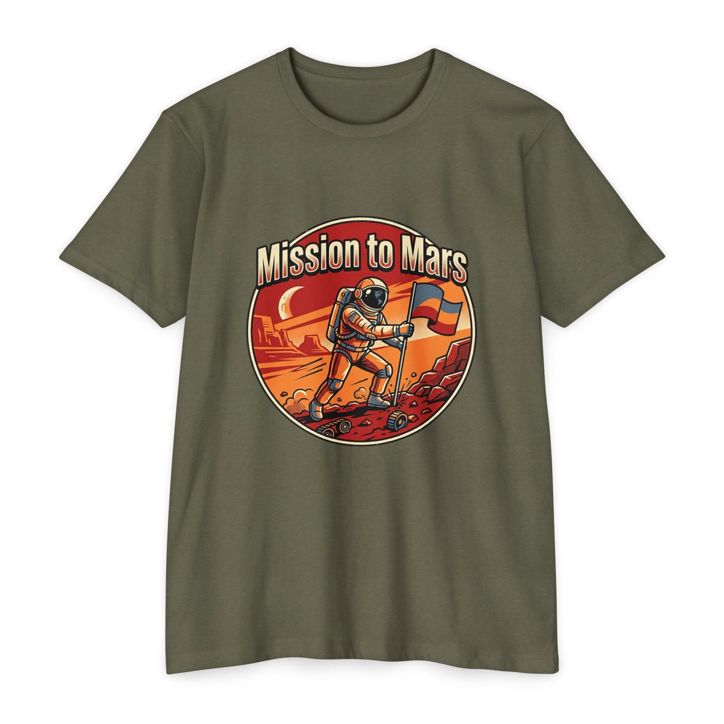 Mission to Mars Retro Astronaut T-Shirt