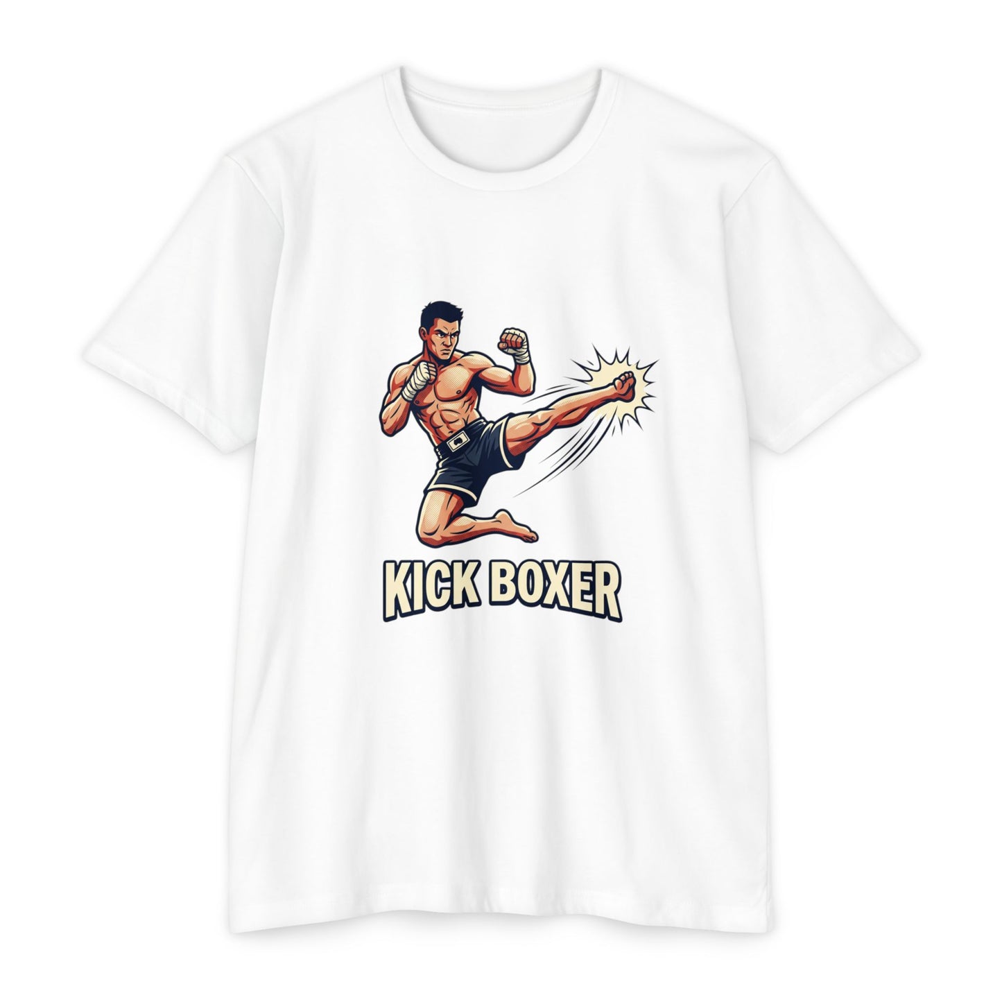 Camiseta Kick Boxer — Camiseta Retro Gráfica de Artes Marciales